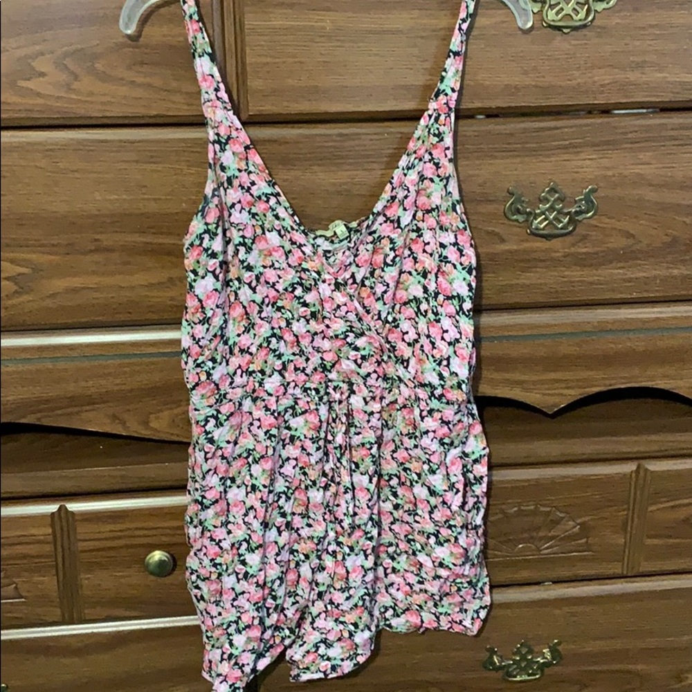 Vintage Floral Romper